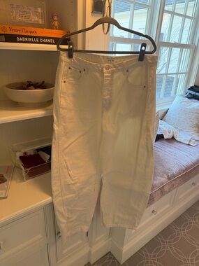 Parke cream horseshoe jeans